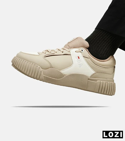 کفش کتانی مردانه کرم سفید FILA مدل 5376