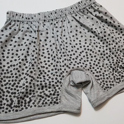 شورت مردانه پادار پنبه‌ای کد 43-105040 طوسی