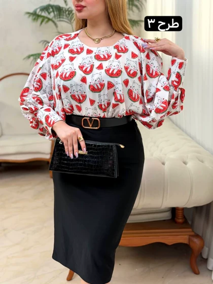 شومیز فلور کیمونو