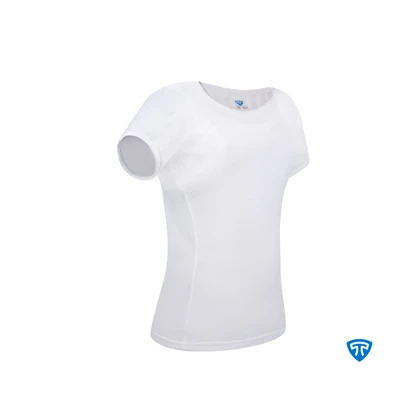 تیشرت ضدتعریق مردانه یقه گرد سفید