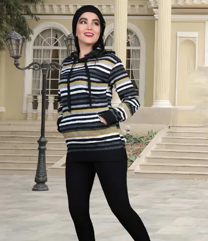 هودی بافت ظریف راه ره زنانه