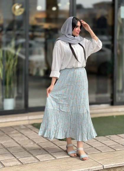 دامن پینترستی آسترکشی شده وارداتی کد 818