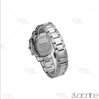 ساعت دنیل ولینگتون آیکونیک لینک مردانه سه موتوره نقره ای سفید 106866