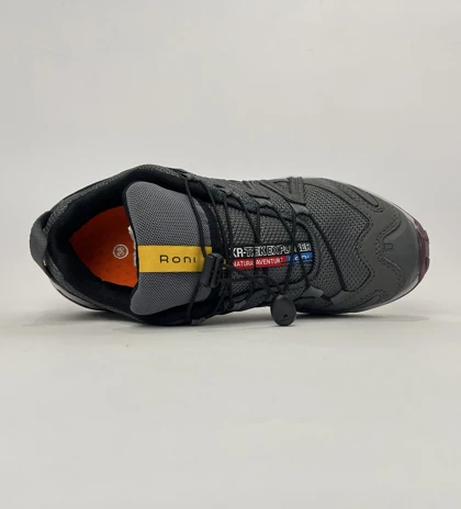 کتانی رونی طرح سالامون لاکپشتی پرو 3D طوسی تیره