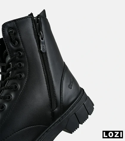 بوت مردانه مشکی BERSHKA مدل 5884