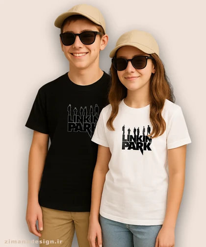 تیشرت بچگانه طرح گروه لینکین پارک کد 973
