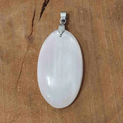 سنگ سلنایت کد 11 (به همراه زنجیر استیل و بند چرمی)