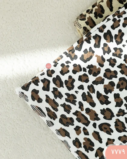 ست نیم‌تنه و شورتک پلنگی 7779