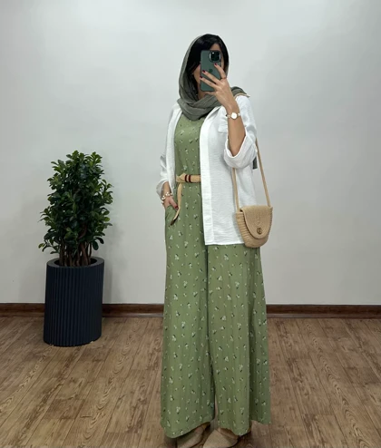 سرهمی شکوفه همراه با کمربند 6
