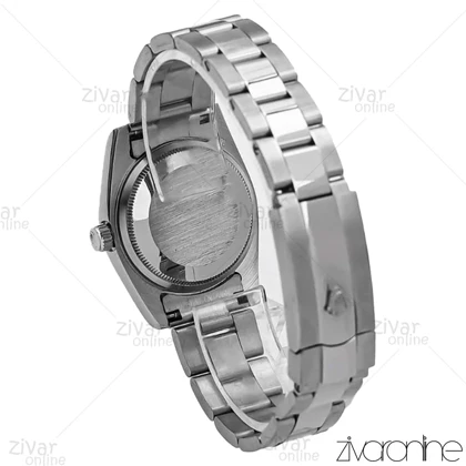 ساعت رولکس اویستر پرپچوال زنانه نقره ای صفحه مشکی 106889