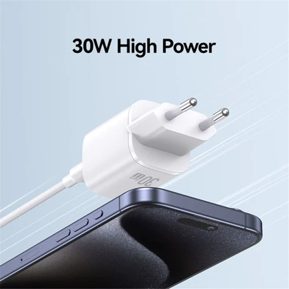 شارژر دیواری یوسامز USAMS مدل CC251 توان 30 وات و جریان 3 آمپر