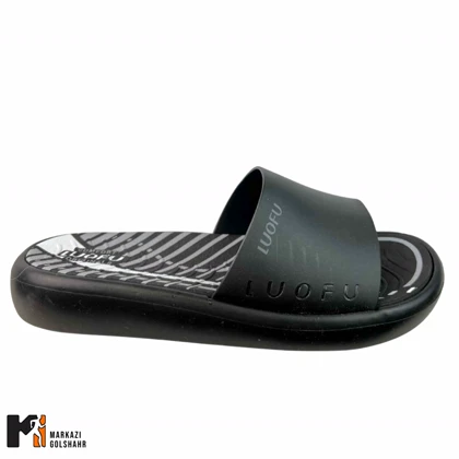 صندل مردانه انعطاف پذیر مدل Luofu مشکی کد 720884