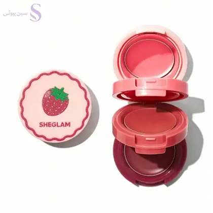 رژ لب و گونه سه طبقه شیگلم Strawberry Whirl