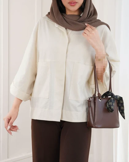 * شومیز لینن سامینا کد 0010