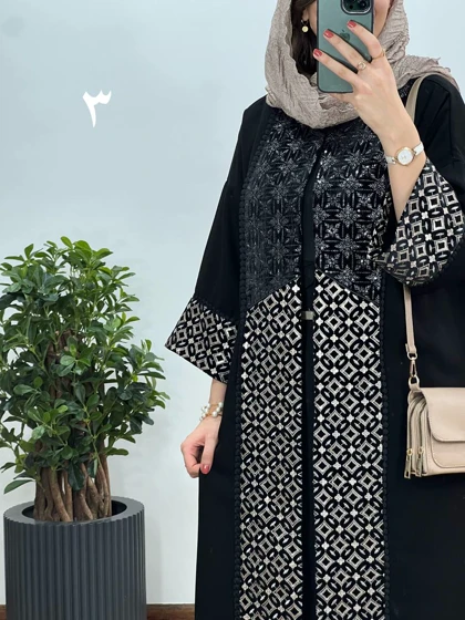 مانتو مجلسی سوزندوزی حیفا