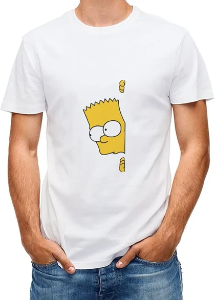تیشرت طرح بارت سیمپسون | Bart Simpson design t-shirt کد 257640