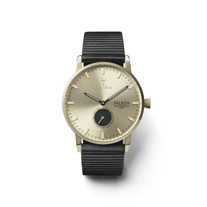 ساعت مچی عقربه ای زنانه مردانه تریوا (TRIWA) مدل Ray Falken Black stripe classic