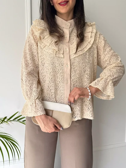 شومیز دانتل لاکچری