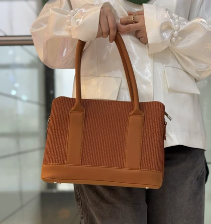 کیف زنانه بزرگ راه راه