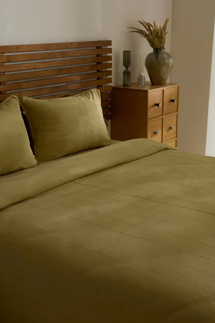 سرویس روتختی دو نفره Karaca Home مدل Carmine پنبه - سبز