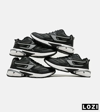 کفش کتانی مردانه مشکی خاکستری DIESEL S-SERENDIPITY SPORT مدل 5386