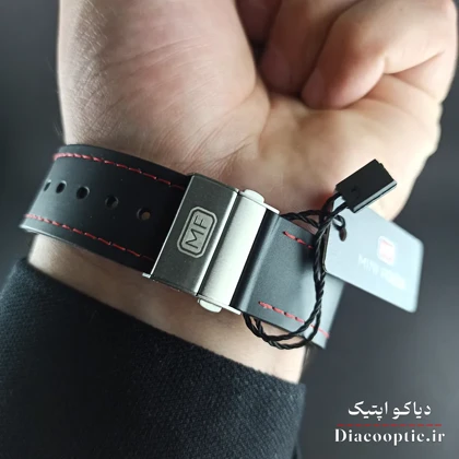 ساعت مچی مردانه اورجینال موتور ژاپن برند مینی فوکوس سه موتور مدل Mf0426G.03 بند چرم