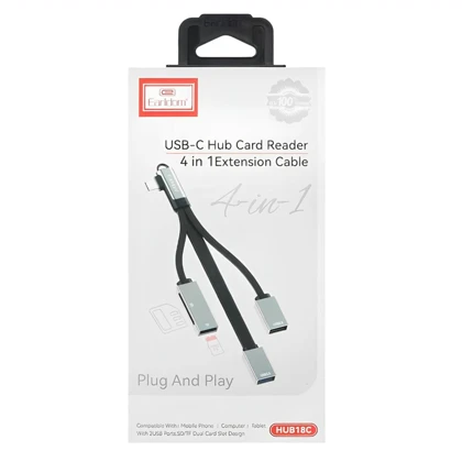 هاب Type-C ارلدام Earldom مدل HUB18C با 4 پورت