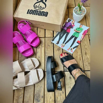 صندل لژدار 2 بند _ 1179