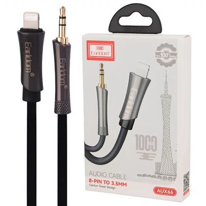 کابل تبدیل لایتنینگ به AUX ارلدام مدل ET-AUX66