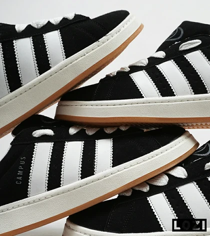 کفش کتانی بزرگ پا مشکی ADIDAS Campus مدل 5169