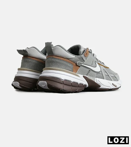 کفش کتانی مردانه و زنانه طوسی قهوه ای Nike cushlon مدل 7867