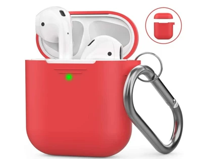 کاور ژله ای سیلیکونی قلاب دار ایرپاد 1 و 2 آها استایل AHA Style PT06F Silicone jelly Case Airpods 2/1