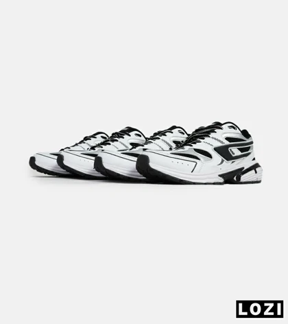 کفش کتانی بزرگ پا سفید مشکی DIESEL S-SERENDIPITY SPORT مدل 8074