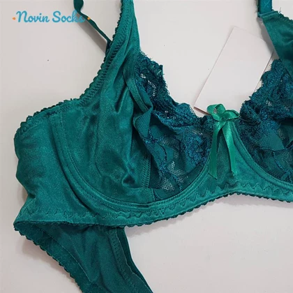 سوتین ساده با بند ساده زنانه جینا مدل فنردار کد 5802-444
