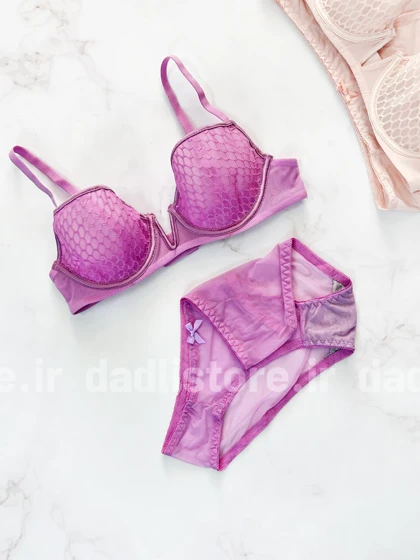 ست شورت و سوتین تور و دانتل فنر دار فانتزی