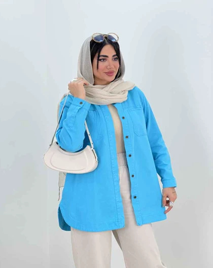 مانتو کتان رزیتا(53)کد:4254