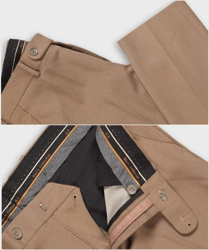 شلوار پارچه ای مردانه راسته ساده 0943