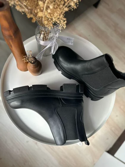 کفش نیم بوت زنانه مدل 00029 - Flat Ankle Boots