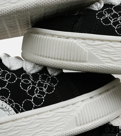 کفش کتانی ورزشی مشکی مردانه و زنانه PUMA suede XL مدل 7478