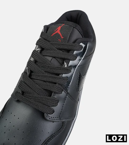 کفش کتانی مردانه و زنانه مشکی قرمز NIKE jordan 1 مدل 8776