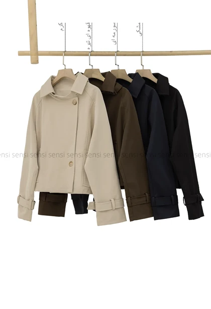 ترنچ کت آستر دار رگلان کد1004812