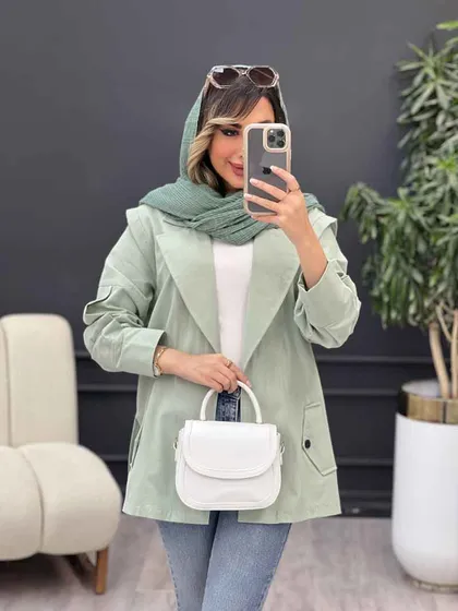 مانتو لینن سر شانه ژیله