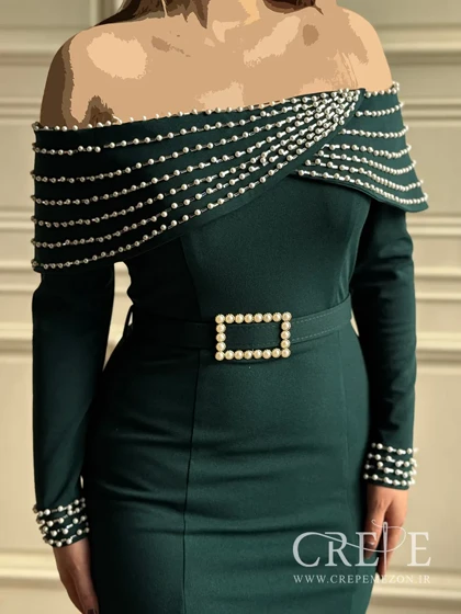 ماکسی والن دار مرواریدی