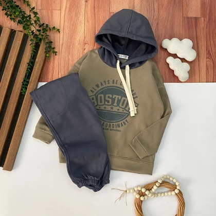 هودی شلوار توکرکی پسرانه مدل بوستن