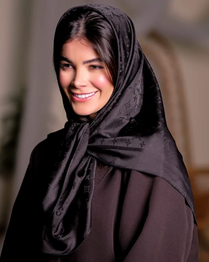 روسری کاریان ابریشم LV (قواره 90) 30120