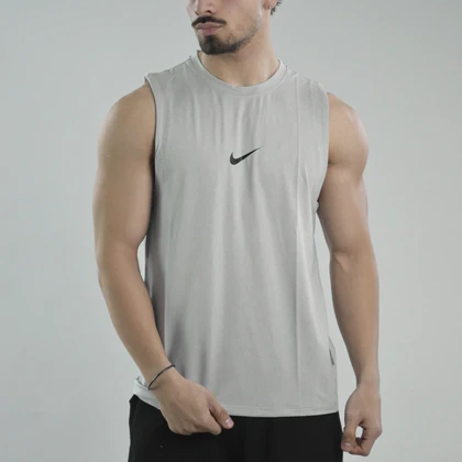 رکابی ورزشی مردانه نایک مدل Dri Fit-6906 طوسی روشن