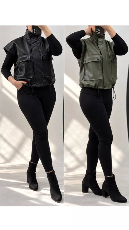 وست چرم زنانه 16322