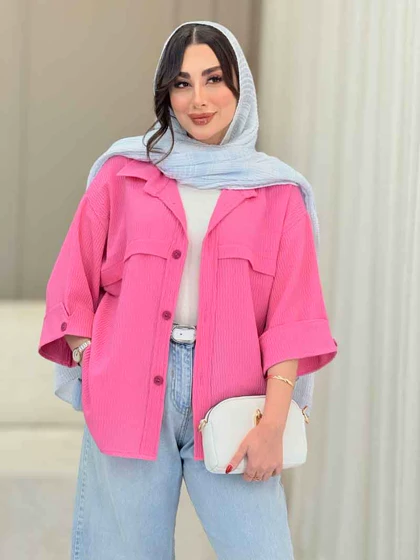 مانتو آستین پاکتی جلو ژیله