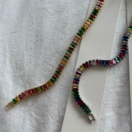 دستبند رنگ رنگی نوستالژی