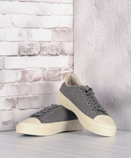 کفش ونس کژوال و طوسی تیره کد 0052